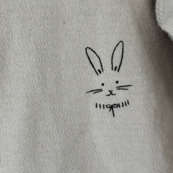 Quincy Mae Baby Bunny Brushed Zipper Sleep N' Play coverall print beige unisex - Picture 9 of 9